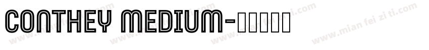 Conthey Medium字体转换